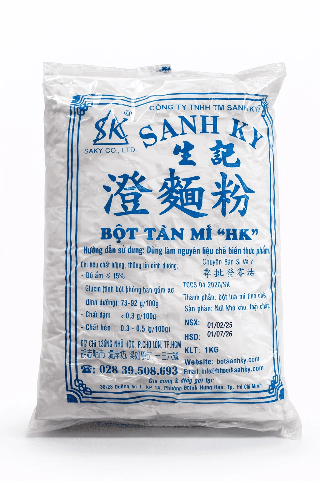 Bột tàn mì Sanh Ký